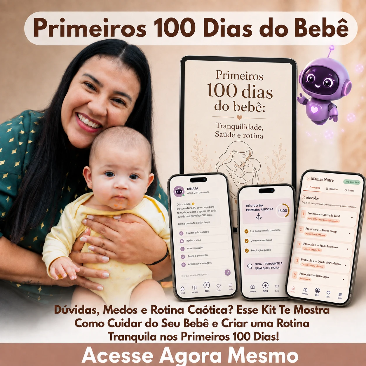 Kit GPS Primeiros 100 Dias do Bebê