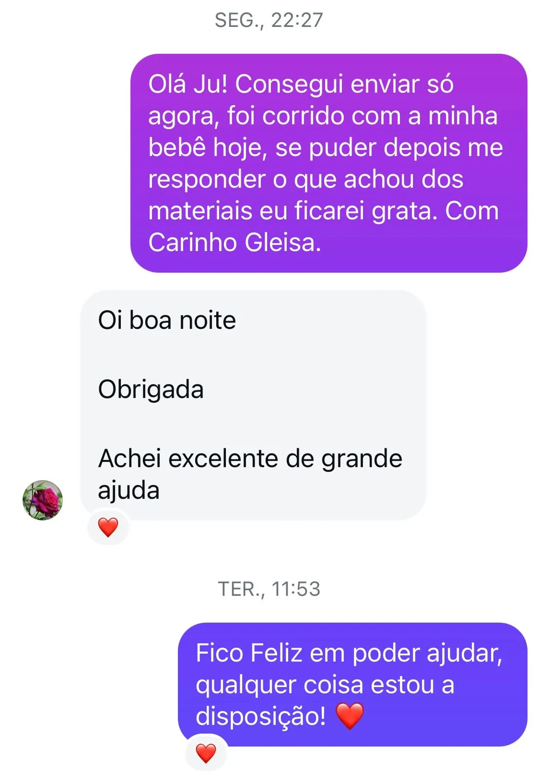 Depoimento de mãe 4
