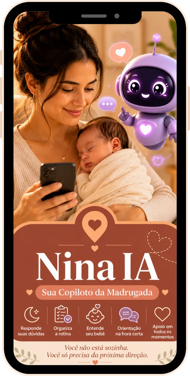 Nina IA no celular: sua copiloto da madrugada